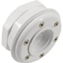 Hayward Inlet Fitting, 2"s, PVC, For Vinyl, w/ Face Plate