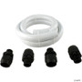 Pentair Booster Pump Hose Kit 2 Plastic Fittings and 1-6 ft White Hose (Built After 2005) # 353020