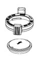 Jandy FloPro FHPM Lid with Locking Ring # R0480000 Jandy FloPro FHPM Lid with Locking Ring # R0480000