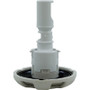 Jet Intl, Ww Cluster Storm, 2-1/4"Fd, Dir, Crown, Ss/Wht