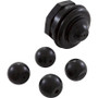 Vinyl Liner Pool Wall Jet Kit  Black Vinyl Liner Pool Wall Jet Kit  Black