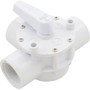 Diverter Valve, Olympic, 1-1/2"fpt, 3-Way, White