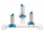 Flowmeter, Rola-Chem Top Mount, 4" PVC, 125-500 GPM Flowmeter, Rola-Chem Top Mount, 4" PVC, 125-500 GPM