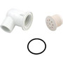 Air Injector, WW, Top Flo, 1/2"s, Elbow Style, White