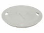 Skimmer Lid, Baker Hydro, 9-7/8"dia, w/o Thermometer,Wht,Gen