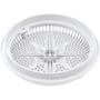 Main Drain Grate,Pent StarGuard,8",72gpm,Wht,qty 2,Long Ring
