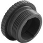 Inlet Fitting, Pentair, 1-1/2"mpt, 3/8" Orifice, Dk Gray