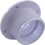 Wall Fitting,Gun,1-1/2"mpt x 1-1/2"spg,3-1/2"fd,2-3/8"hs,Wht