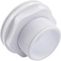 Wall Fitting,Fiberglass Long Body,1-1/2"s x 1-1/2"fpt,Wht