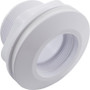 Wall Fitting,Fiberglass Long Body,1-1/2"s x 1-1/2"fpt,Wht