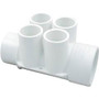 Manifold, 3/4"s, 4 Port, Flow Thru, 1-1/2"s x 1-1/2"spg
