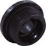 Eyeball Fitting, WW, 1-1/2"mpt, 2-3/8"fd, 3/4"Orifice, Black