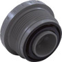 Eyeball Fitting, WW, 1-1/2"mpt, 2-1/4"fd, Plstr, Gry