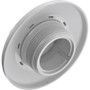 Inlet Fitting, Infusion Venturi, 1-1/2"mpt, w/Flange, White
