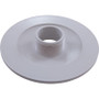 Wall Fitting, 6" dia, 1-7/8"hs, 1-1/2"mpt Extended, White