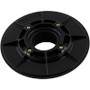 Wall Fitting, 6" dia, 2-3/8"hs, 2"mpt-1-1/2"s, Black