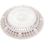 Main Drain Grate, CMP LowPro,8" Rnd, w/Frame & Vtd Riser,Wht