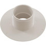 Wall Fitting, Aquastar, 6"dia, 2-1/2"mpt x 2"s, White