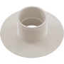 Wall Fitting, Aquastar, 6"dia, 2-1/2"mpt x 2"s, White