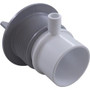 Wall Fitting, BWG/GG Suction Assy, 3-5/8"hs, 2-1/2"spg,Gray