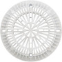 Galaxy Drain Cover & Screw Kit for J Style Galaxy Drain; 8 Inch, White