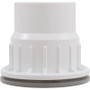 Wall Return Fitting, CMP,1-1/2"s x 2"spg x 1-1/2"fpt, FG,Wht