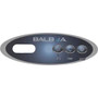 Overlay, Balboa Water Group Duplex Mini Oval, Jet/Light, LCD