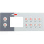 Overlay, Gecko TSC-4, 10 Button, P1 ,P2 ,Bl ,Lt, Eco, Filt Overlay, Gecko TSC-4, 10 Button, P1 ,P2 ,Bl ,Lt, Eco, Filt