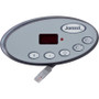 Topside, Jacuzzi J-300 LED Series, 5 Button, P1, P2, Lt
