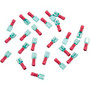 Disconnect, Female, 22-18AWG, .250 Tab, Red, Quantity 25