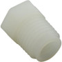 Plug, A&M, 1/4" Male Pipe Thread, Nylon