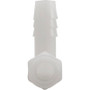 Barb Adapter, 3/8"b x 1/4"mpt, 90 Degree, Nylon