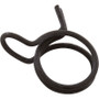 Tubing Clamp, 0.25" Ideal OD, Double Wire, Quantity 25