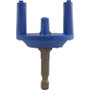 Tool, Clamp Knob Socket, 4-Lobe, w/1/4" Socket Bit Adapter