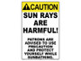 Sun Rays Are Harmful Sign