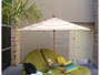 Wood Grain 9' Fiberglass Market Umbrella