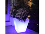 Square Fiji Waterproof Led Planter/ Ice W/ Remote