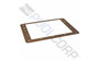 Hydra Pools H01616P Aquagenie Faceplate Gasket Hydra Pools H01616P Aquagenie Faceplate Gasket