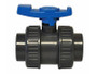 Ball Valve Pvc 1.5" Tubv Pvc/Epdm Econ Gray