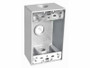 1-Gang Deep Box W/ 3 .5" Holes