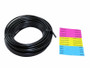 .25"X100' Intellichem Black Tubing W/ Labels