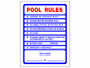 18"X24" Sign Pool Rules