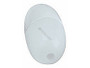 350 3"X5" Solid White Oval Float