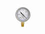 2.5" 0-30"Hg .25" Btm Mount Liquid Filled Vac Gauge