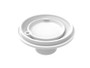 Color Match Pebble Top Floor Return - White
