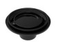 Color Match Pebble Top Floor Return - Black