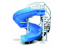 Blue Vortex Open Slide W/ Staircase