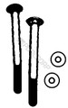 (606/608) Bolt Kit Steel Base