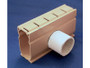 Tan Deck Drain Side Adapter