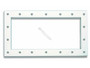 White Hydrotools Wide Mouth Skimmer Face Plate